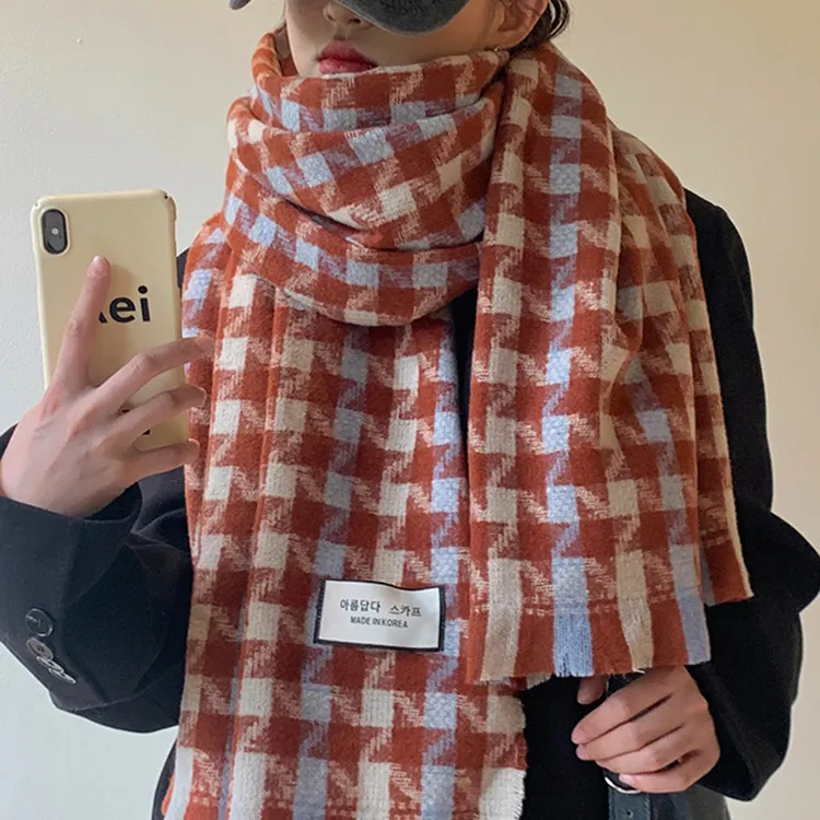 CARTELO Polyester Knit Scarves Unisex-7
