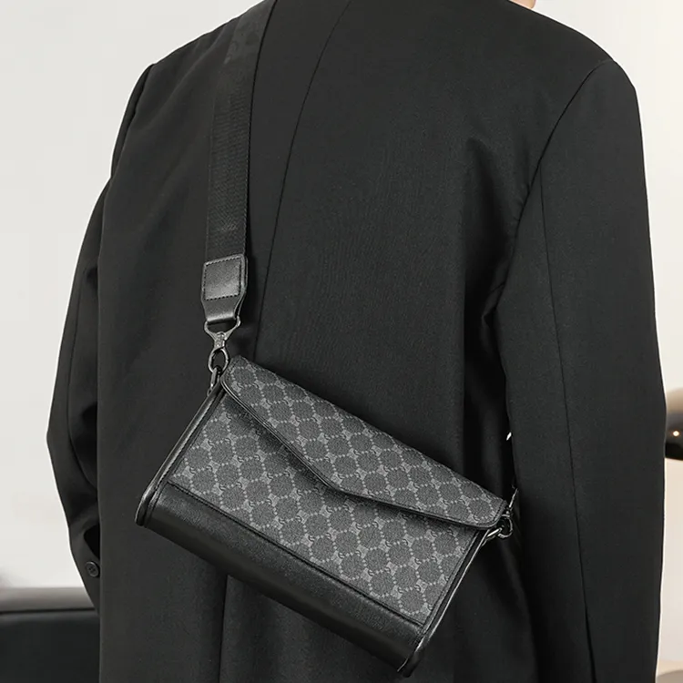 CARTELO PU Crossbody Bag, Shoulder Bag Unisex Square/Pattern-6