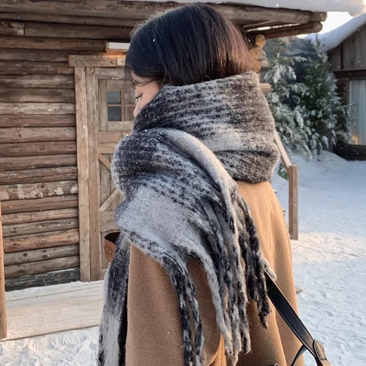 CARTELO Polyester Knit Scarves Unisex Gift Box Set-10