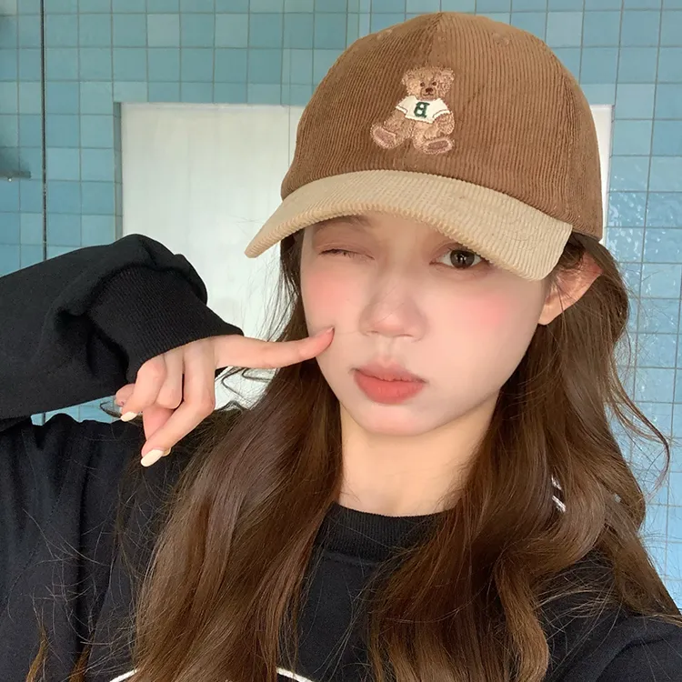 CARTELO Corduroy Baseball Caps Unisex-21