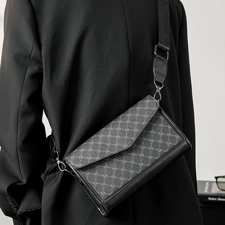 CARTELO PU Crossbody Bag, Shoulder Bag Unisex Square/Pattern-5