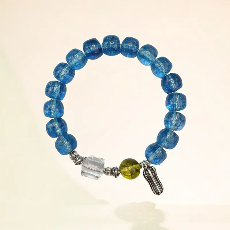 Long Fu Czech Beads Bracelets Women's-4