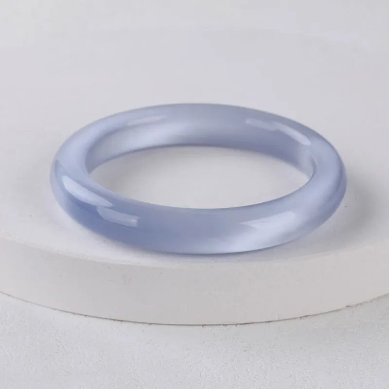 Long Fu Glass Cat Eye Bangles Women's-2