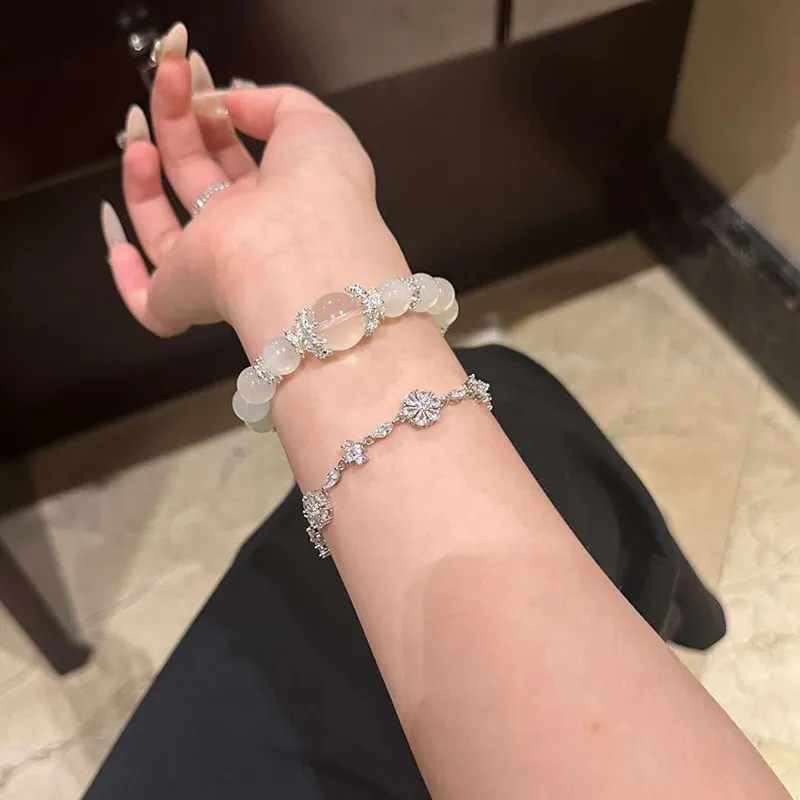 Long Fu Crystal Joyful Festival Good Luck Versatile Accessory Natural Gift Pure Energy Renewal And New Life Women's-2