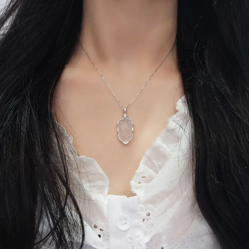 Long Fu Chalcedony Necklaces Women's-3