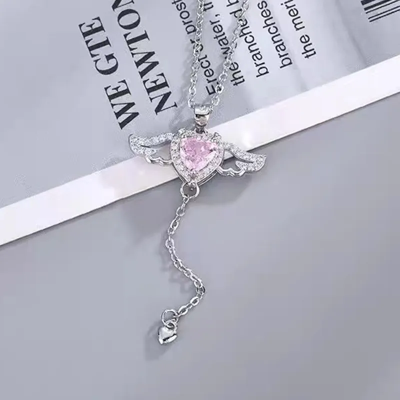 Long Fu 925 Sterling Silver Necklaces Women's-3