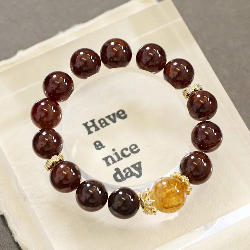 Long Fu Agate Bracelets Women's-4