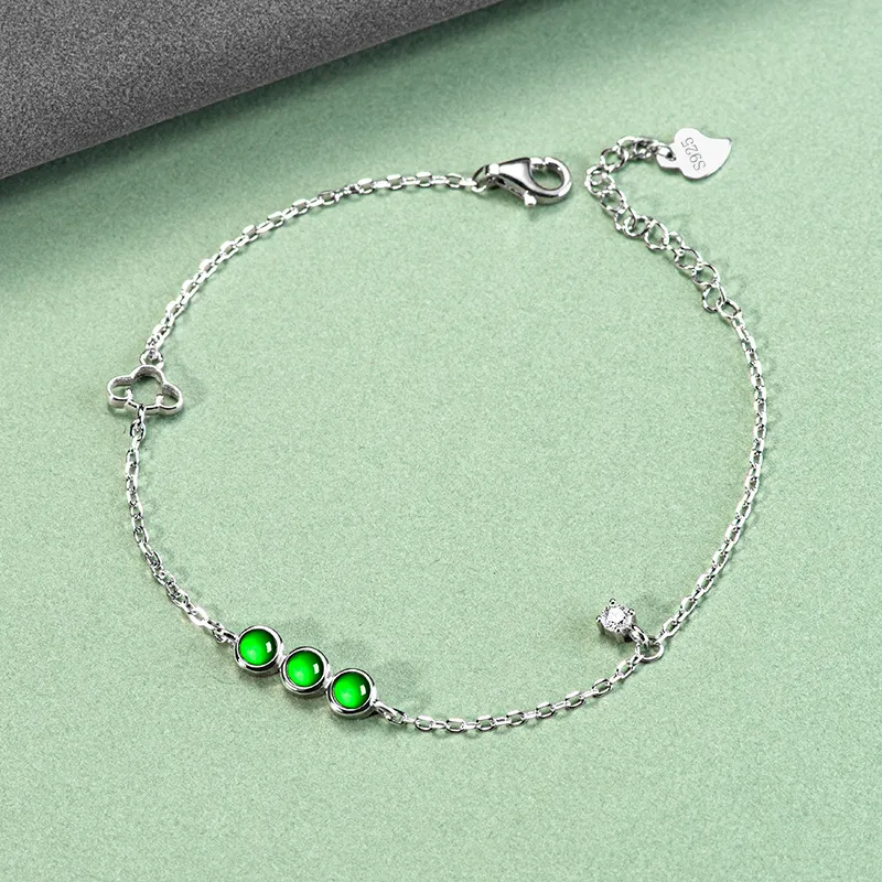 Long Fu Ice Glutinous Jadeite Necklaces Women's-1