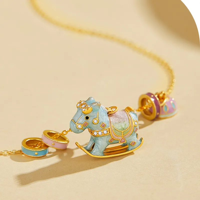 Long Fu S925 Silver Necklaces Women's-3