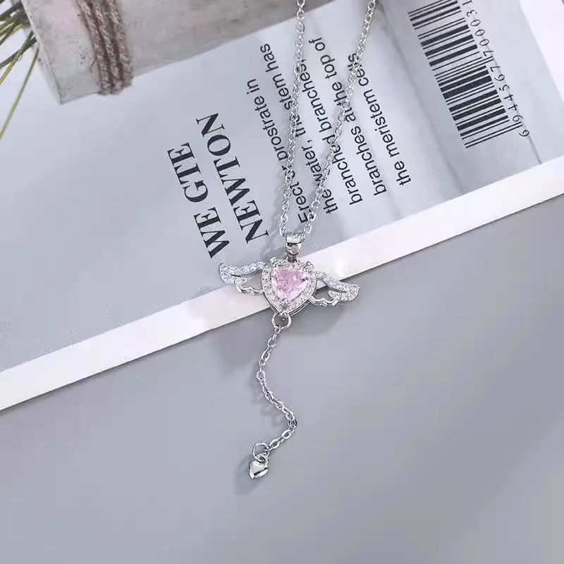 Long Fu 925 Sterling Silver Necklaces Women's-4