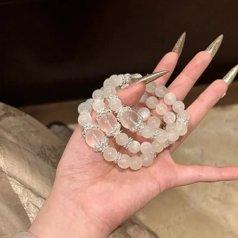 Long Fu Crystal Joyful Festival Good Luck Versatile Accessory Natural Gift Pure Energy Renewal And New Life Women's-5