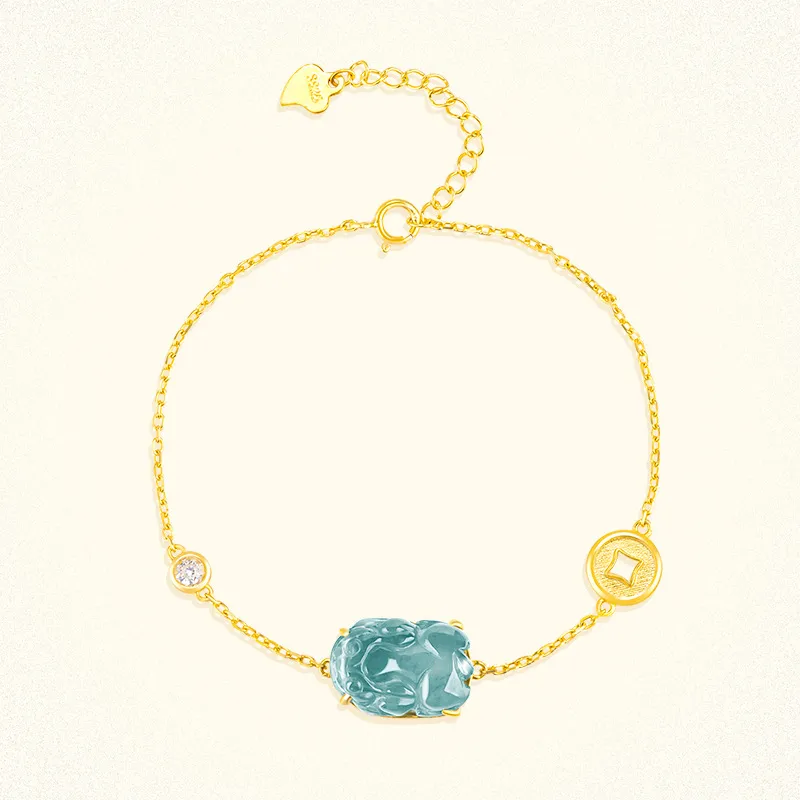 Long Fu Glutinous Jade Necklaces Women's-2
