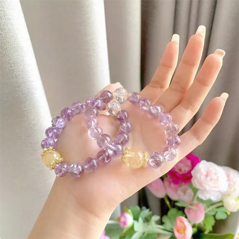 Long Fu Crystal Bracelets Women's-1