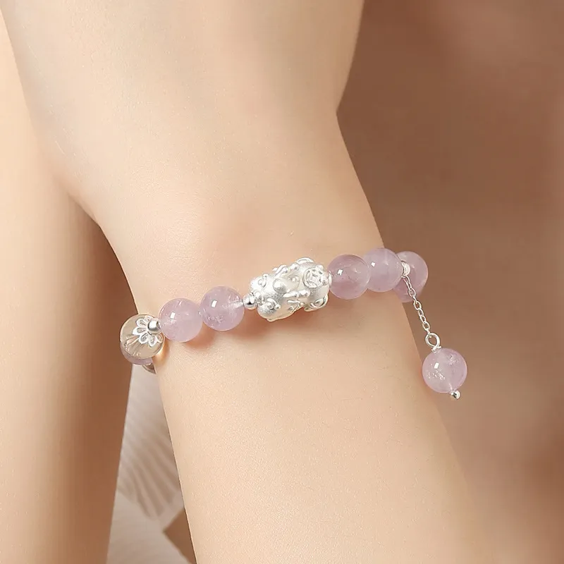Long Fu Crystal Joyful Festival Good Luck Versatile Accessory Women's-3