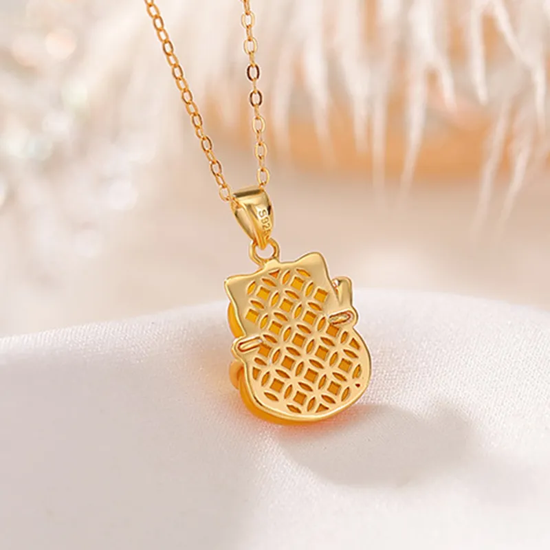 Long Fu Beeswax Necklaces Women's-3