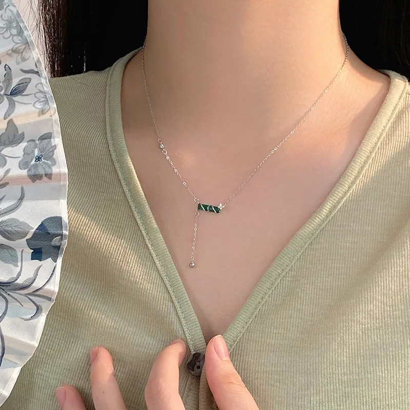 Long Fu 925 Sterling Silver Necklaces Women's-4
