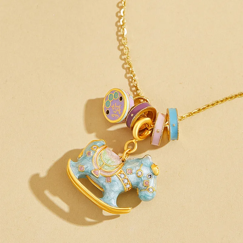 Long Fu S925 Silver Necklaces Women's-5