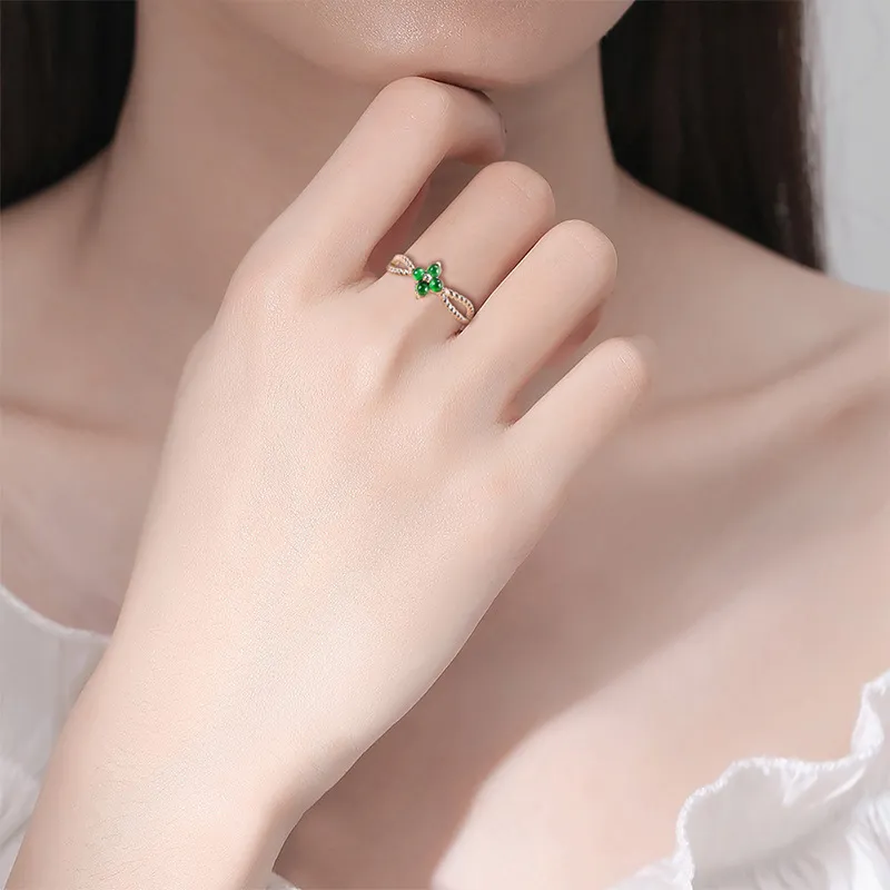 Long Fu Glutinous Jade Jadeite Rings Women's-5