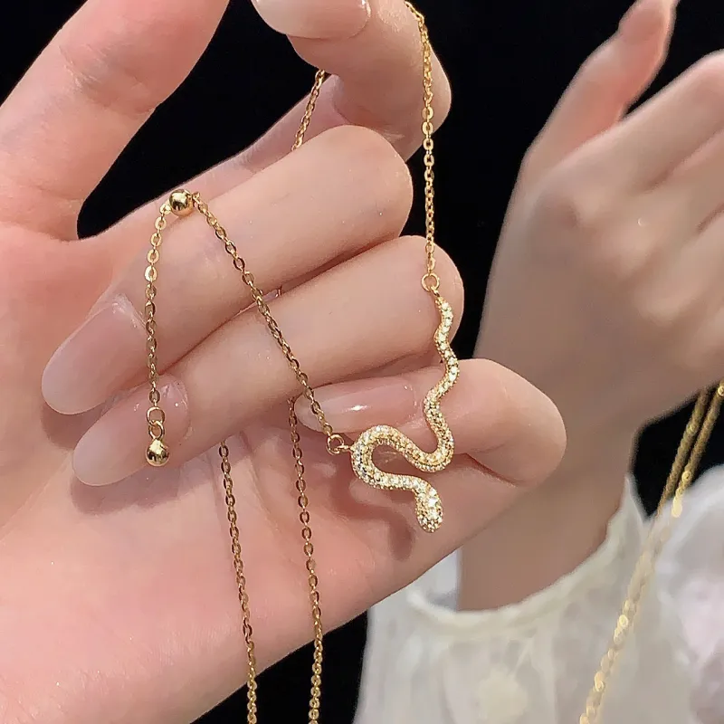Long Fu S925 Silver Necklaces Women's-3