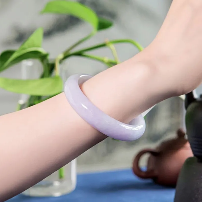Long Fu Bean Type Complete Circle Bangle Ideal For Elderly During Festive Season Women's-3