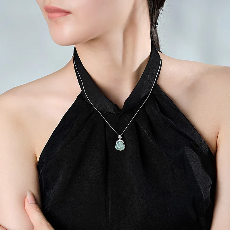 Long Fu Glutinous Jade S925 Silver Women's-3