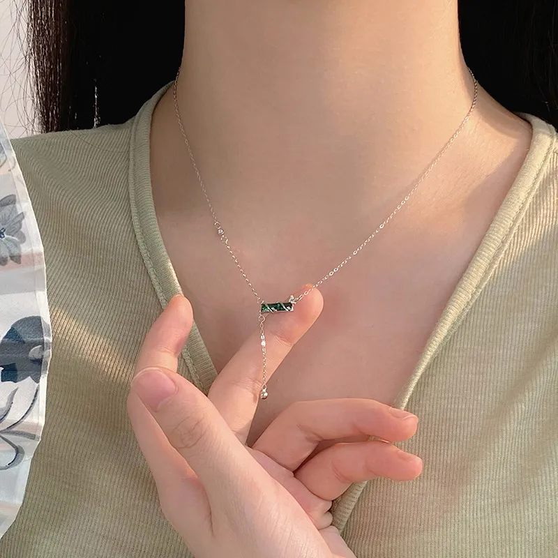 Long Fu 925 Sterling Silver Necklaces Women's-5