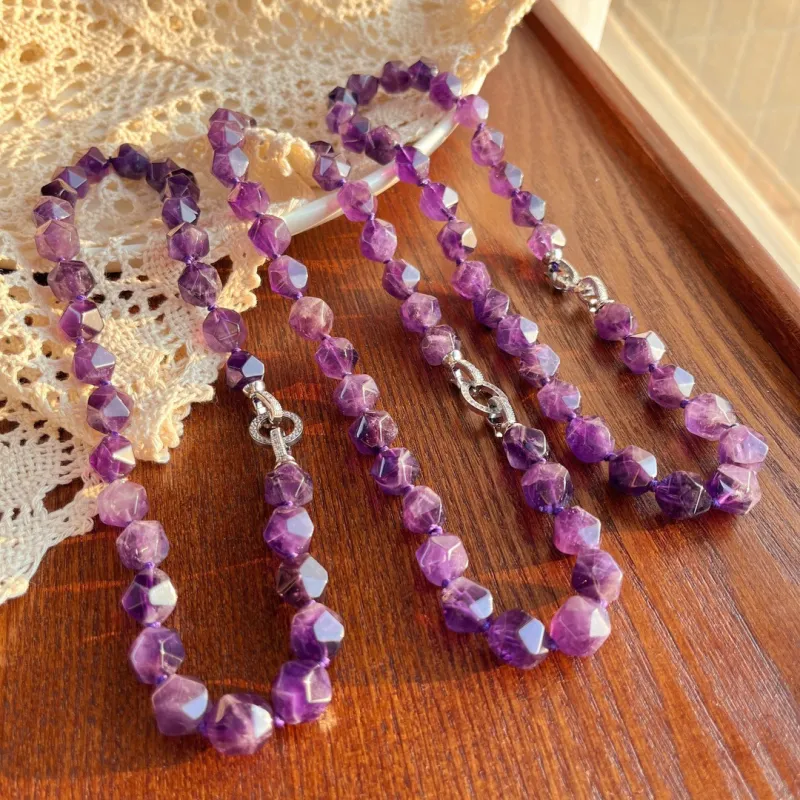 Long Fu Crystal Necklaces Women's-2