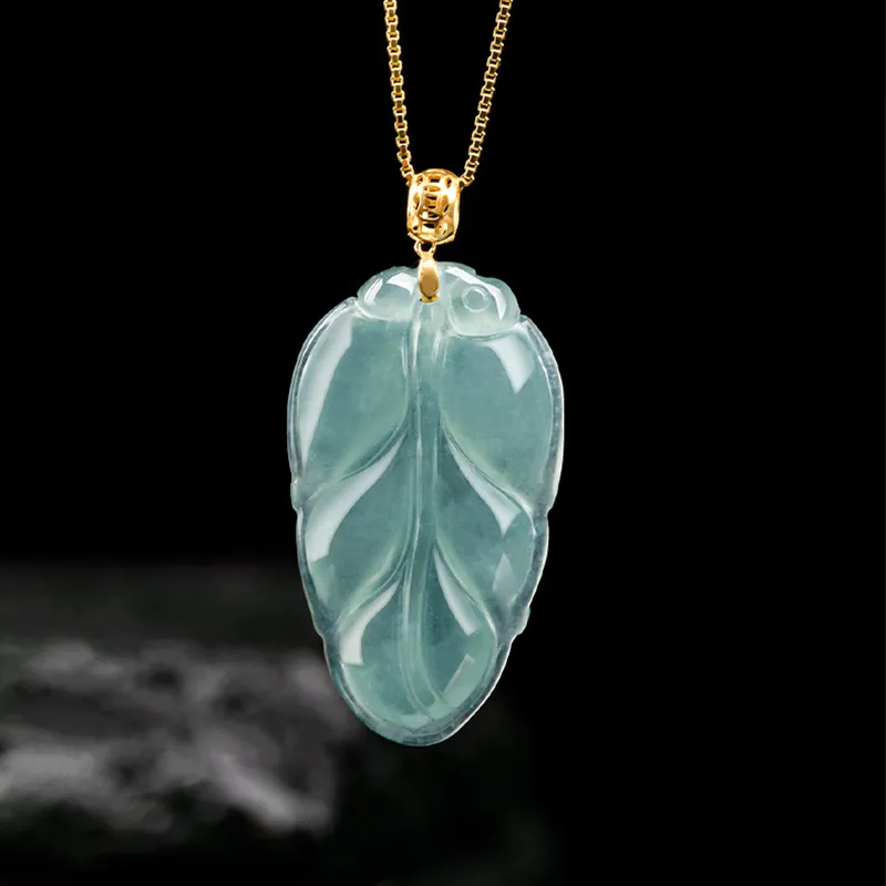 Long Fu Glutinous Jade 18K Gold Clasp Necklace, Festive Accessory Women's-6