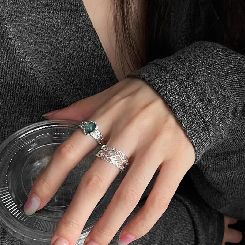 Long Fu Jade Rings Unisex-2