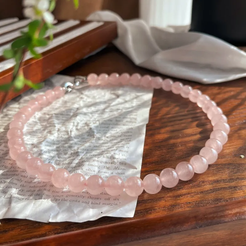 Long Fu Crystal Necklaces Women's-5