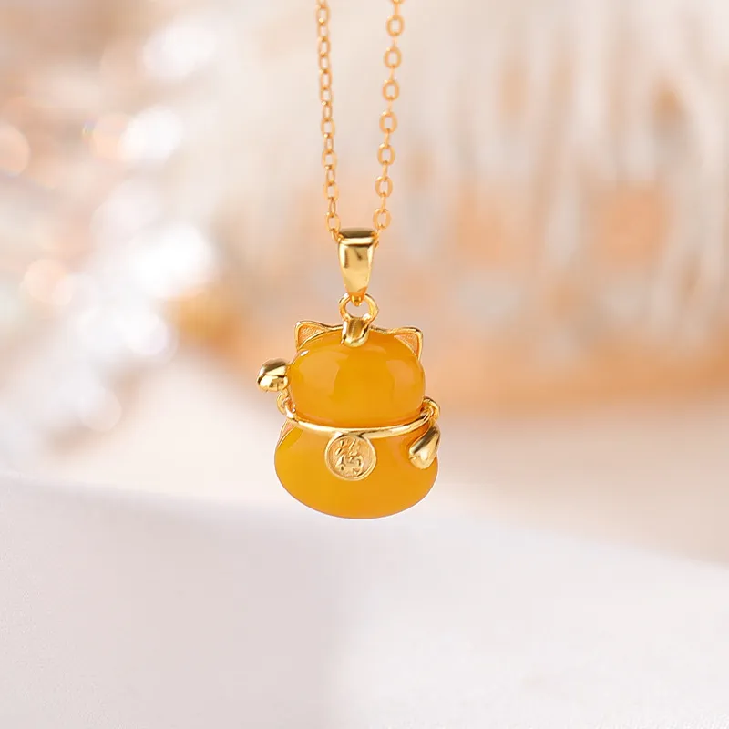 Long Fu Beeswax Necklaces Women's-4