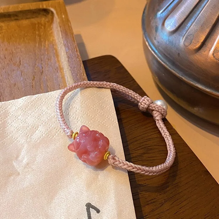 Long Fu Agate Bracelets Women's-2
