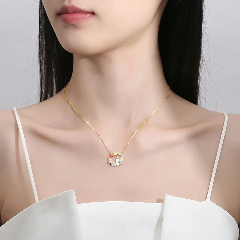 Long Fu 999 Fine Silver Necklaces Women's-5