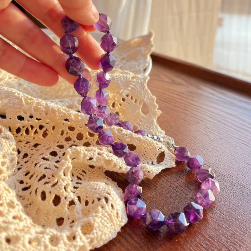 Long Fu Crystal Necklaces Women's-4