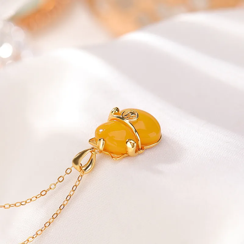 Long Fu Beeswax Necklaces Women's-5