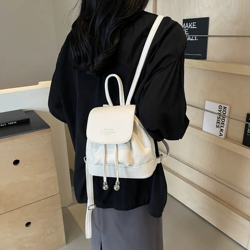 NATTY PU Backpack Unisex Black/Silver/White/Red/Yellow-4