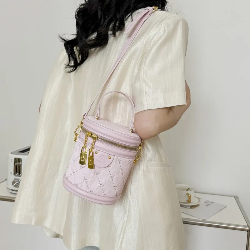 NATTY Pu One Shoulder Handbags Small Size Women's White/Silver/Black/Blue/Pink-29