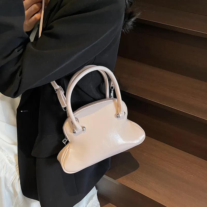 NATTY PU Shoulder Bag Crossbody Bag Handbag Regular Women's White/Pink/Cream Blue/Purple/Black-14