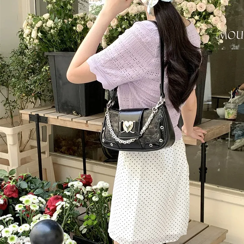 NATTY PU Shoulder Bag Medium Size Women's Multicolor-10