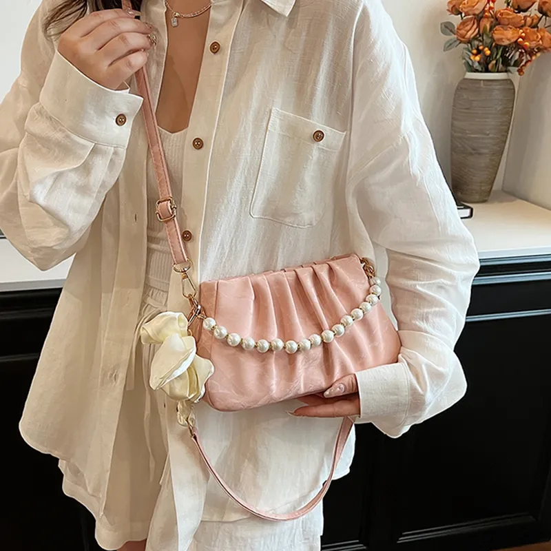 NATTY PU Crossbody Bag Shoulder Bag Regular Women's Ecru/Pink/Black/Khaki-18