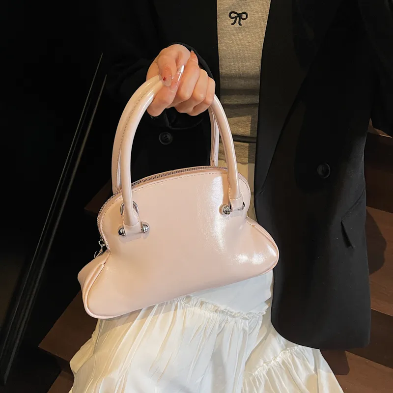 NATTY PU Shoulder Bag Crossbody Bag Handbag Regular Women's White/Pink/Cream Blue/Purple/Black-15