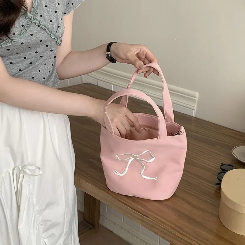 NATTY PU Shoulder Bag, Crossbody Bag, Handbag Trumpets Women's Ecru/Black/Pink-18
