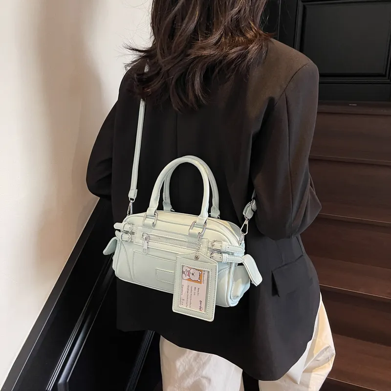 NATTY PU Boston Bag Handbags Unisex Multicolor-14