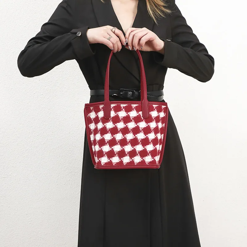 NATTY PU Shoulder Bag Women's Red-1