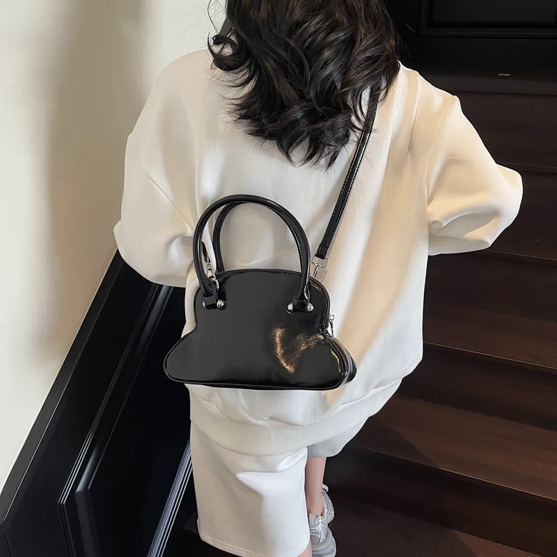 NATTY PU Shoulder Bag Crossbody Bag Handbag Regular Women's White/Pink/Cream Blue/Purple/Black-33