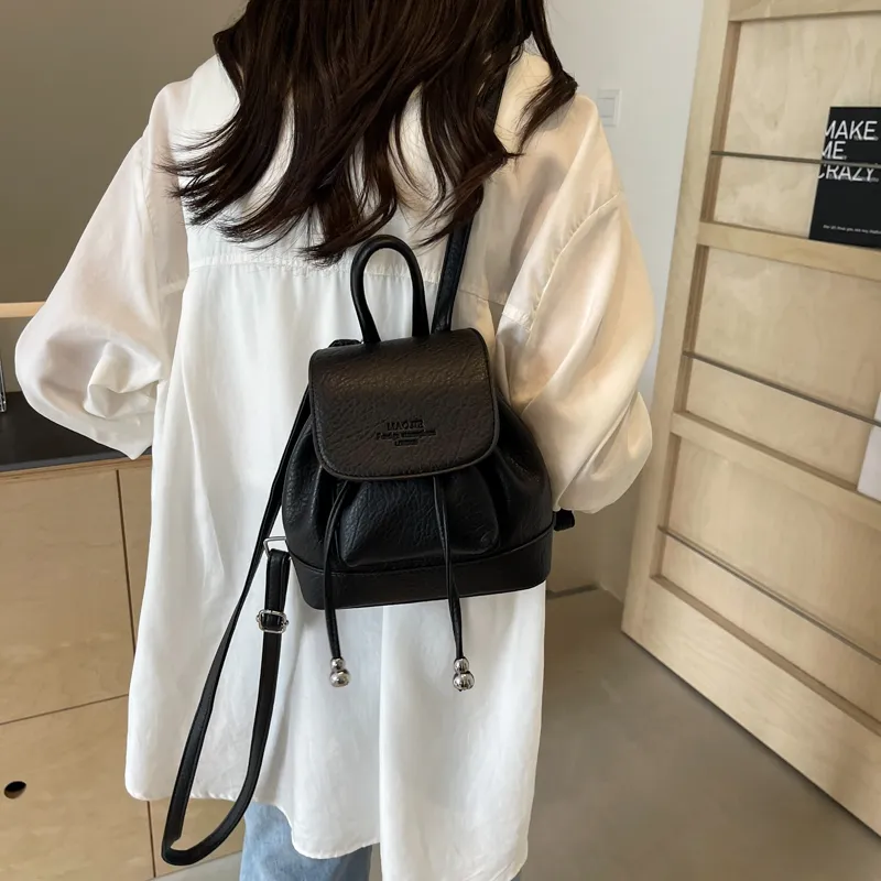NATTY PU Backpack Unisex Black/Silver/White/Red/Yellow-19