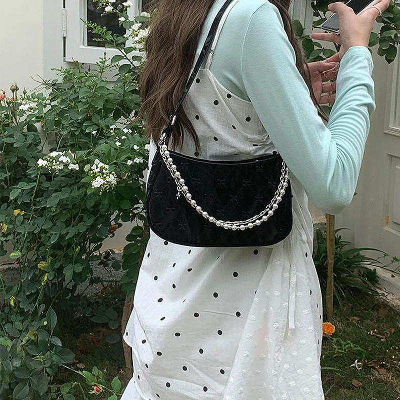 NATTY PU Shoulder Bag Women's White-23