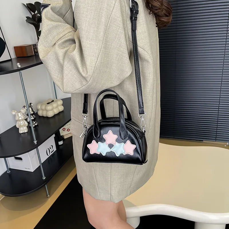 NATTY Pu Shoulder Bag, Crossbody Bag, Handbag Regular Women's Ecru/Silver/Black-39