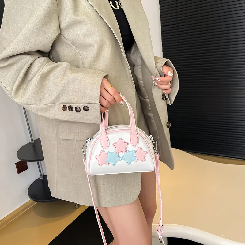 NATTY Pu Shoulder Bag, Crossbody Bag, Handbag Regular Women's Ecru/Silver/Black-25