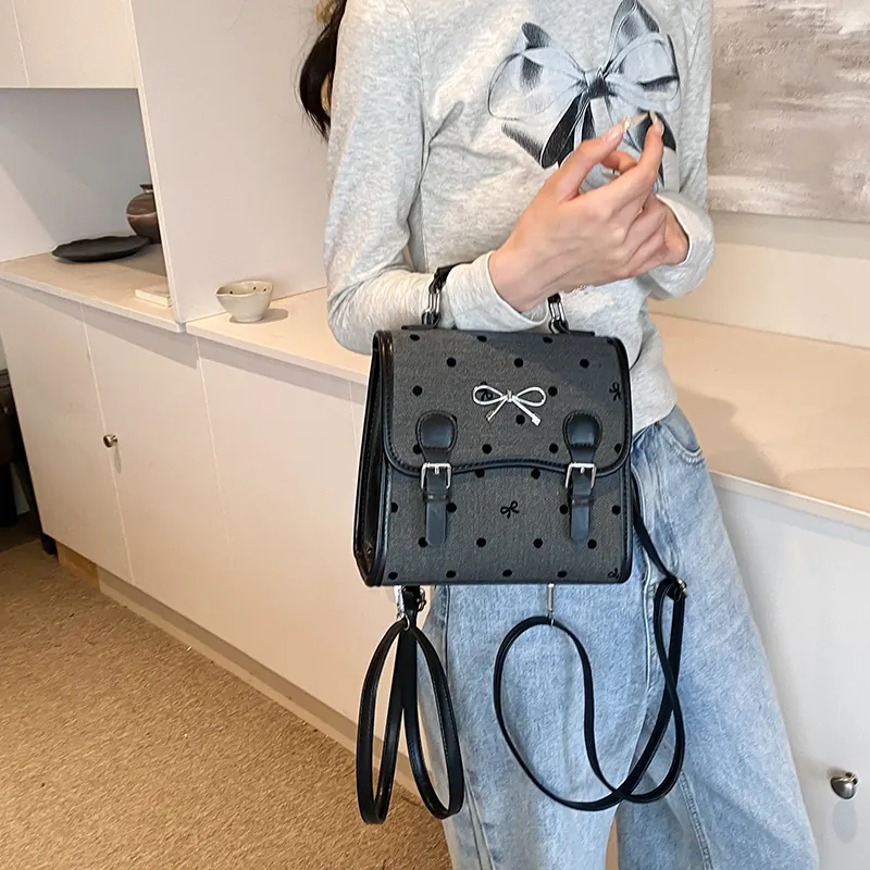 NATTY PU Gray/Black Small Size Women's-15